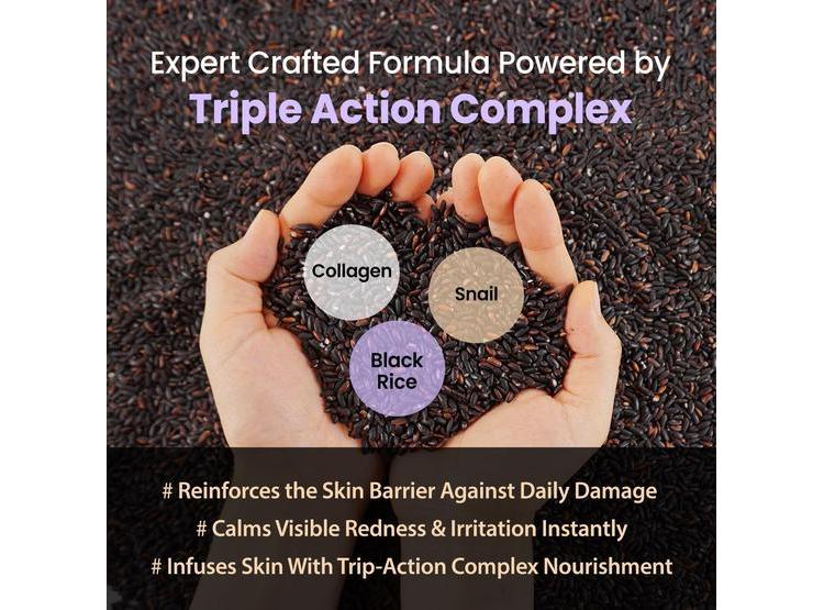 COXIR CREMA FACIAL COLÁGENO DE CARACOL NEGRO PARA HIDRATACIÓN, ELASTICIDAD Y SOPORTE DE BARRERA 50ML - 5