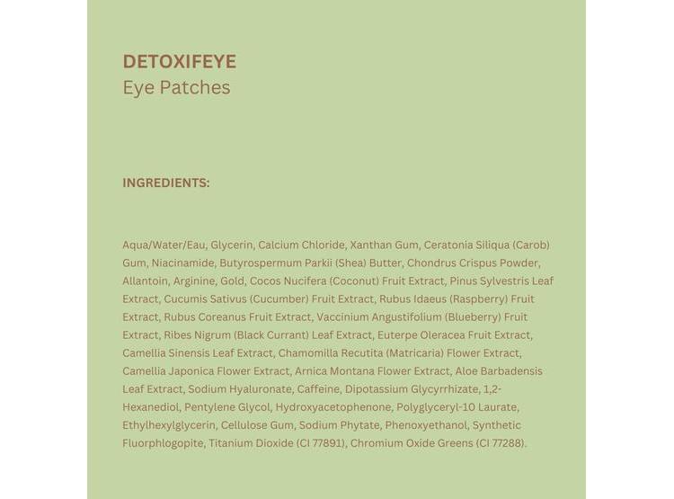 PIXI DETOXIFEYE PARCHES HIDROGEL PARA OJOS HINCHADOS ÁCIDO HIALURÓNICO Y CAFEÍNA 60 PARCHES - 8