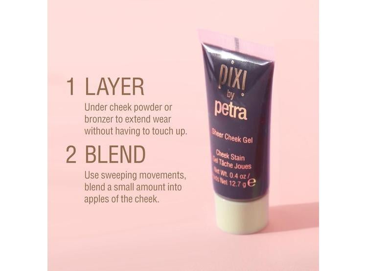 PIXI SHEER CHEEK GEL FLUSHED RUBOR GEL HIDRATANTE SIN ACEITE HIPOALERGÉNICO 13ML - 3