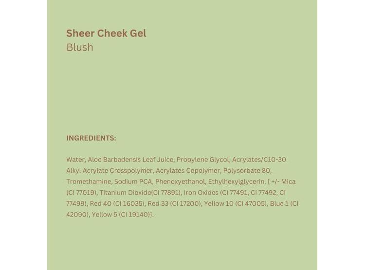 PIXI SHEER CHEEK GEL FLUSHED RUBOR GEL HIDRATANTE SIN ACEITE HIPOALERGÉNICO 13ML - 7