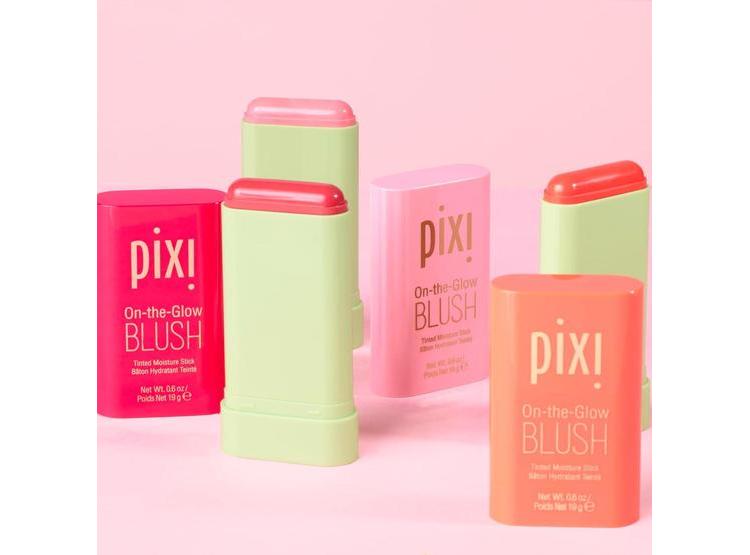 BÁLSAMO LABIAL PIXI ON-THE-GLOW BLUSH HIDRATANTE CON GINSENG Y ALOE VERA PARA MEJILLAS Y LABIOS 19G - 3