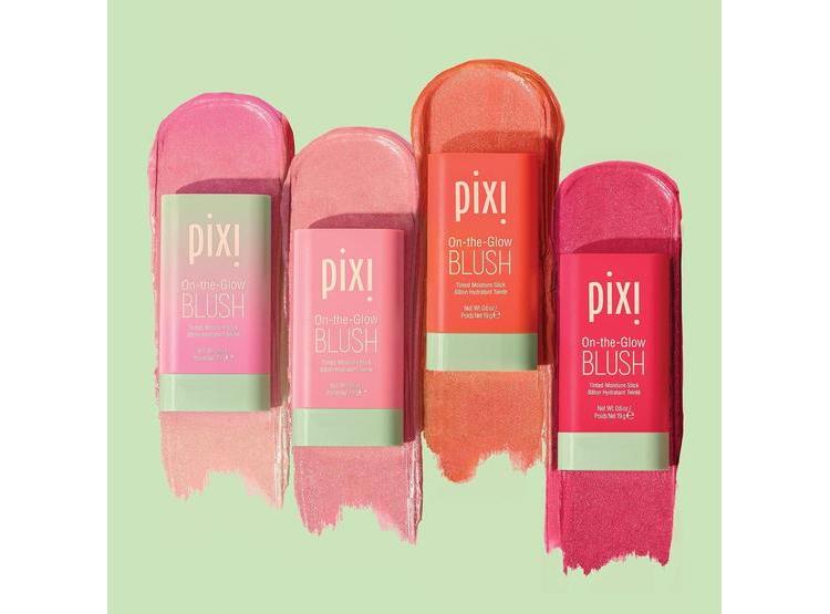 BÁLSAMO LABIAL PIXI ON-THE-GLOW BLUSH HIDRATANTE CON GINSENG Y ALOE VERA PARA MEJILLAS Y LABIOS 19G - 4