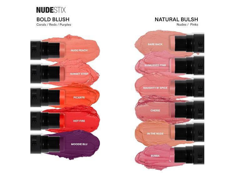 RUBOR EN BARRA NUDESTIX NUDIES 3 EN 1 PARA MEJILLAS, OJOS Y LABIOS NAUGHTY N' SPICE ACABADO MATE - 8