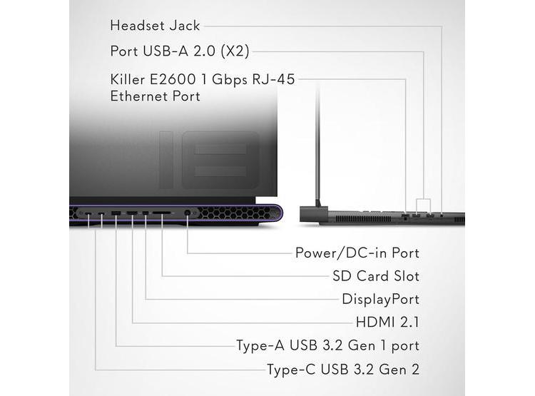 ALIENWARE M18: INTEL I7 1TB SSD RTX 4070 16GB RAM - 8