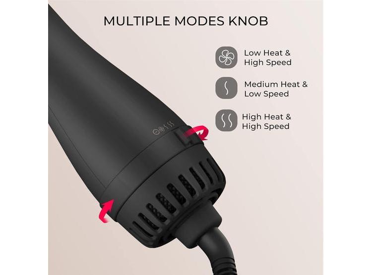 TYMO CEPILLO SECADOR Y ESTILIZADOR VOLUMINIZADOR 4 EN 1 CON BARRIL DE TITANIO PARA PEINADO SUAVE Y SIN FRIZZ - 6
