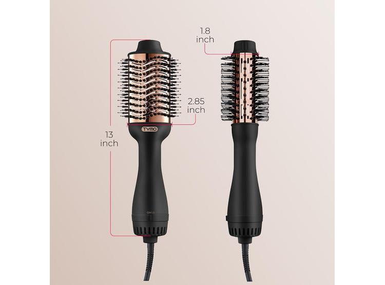 TYMO CEPILLO SECADOR Y ESTILIZADOR VOLUMINIZADOR 4 EN 1 CON BARRIL DE TITANIO PARA PEINADO SUAVE Y SIN FRIZZ - 7