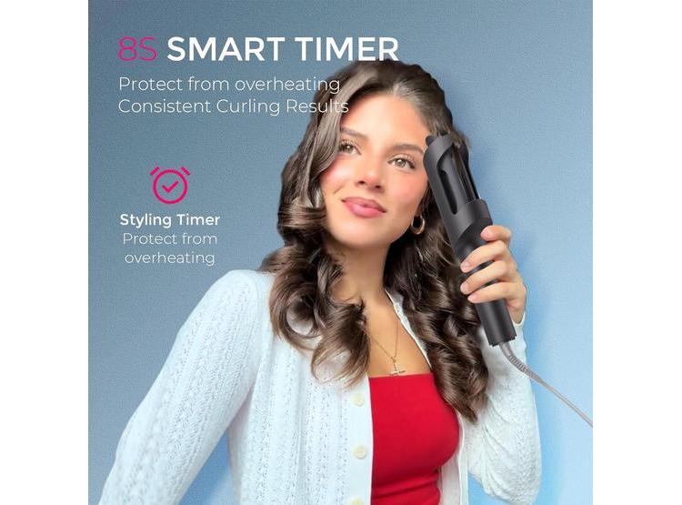 RIZADOR AUTOMÁTICO TYMO CURLPRO GIRATORIO CON RECUBRIMIENTO CERÁMICO Y TECNOLOGÍA IÓNICA PARA RIZOS DURADEROS - 5