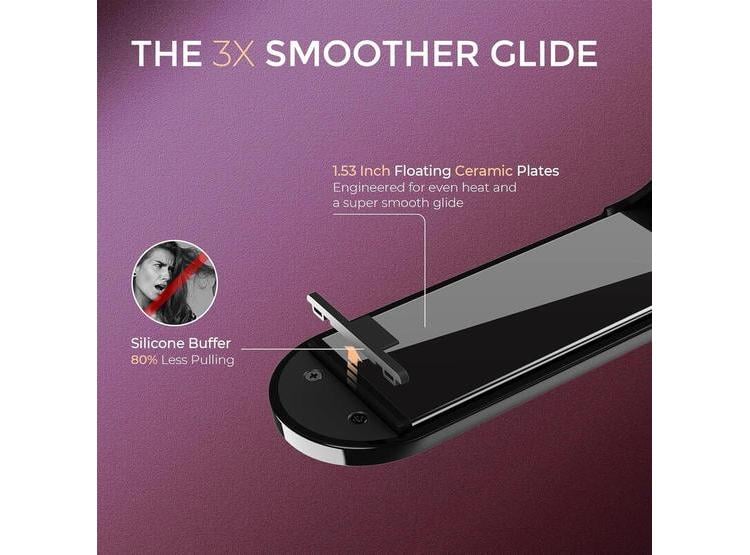 TYMO CEPILLO ALISADOR 2 EN 1 CON TECNOLOGÍA DE IONES Y VOLTAJE DUAL PARA ALISADO Y ANTI-FRIZZ - 5