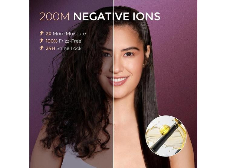 TYMO CEPILLO ALISADOR 2 EN 1 CON TECNOLOGÍA DE IONES Y VOLTAJE DUAL PARA ALISADO Y ANTI-FRIZZ - 6
