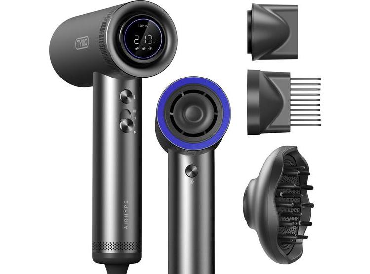 SECADOR DE PELO PROFESIONAL TYMO CON DIFUSOR Y TECNOLOGÍA IÓNICA, MOTOR DE ALTA VELOCIDAD Y MÚLTIPLES CONFIGURACIONES - 1