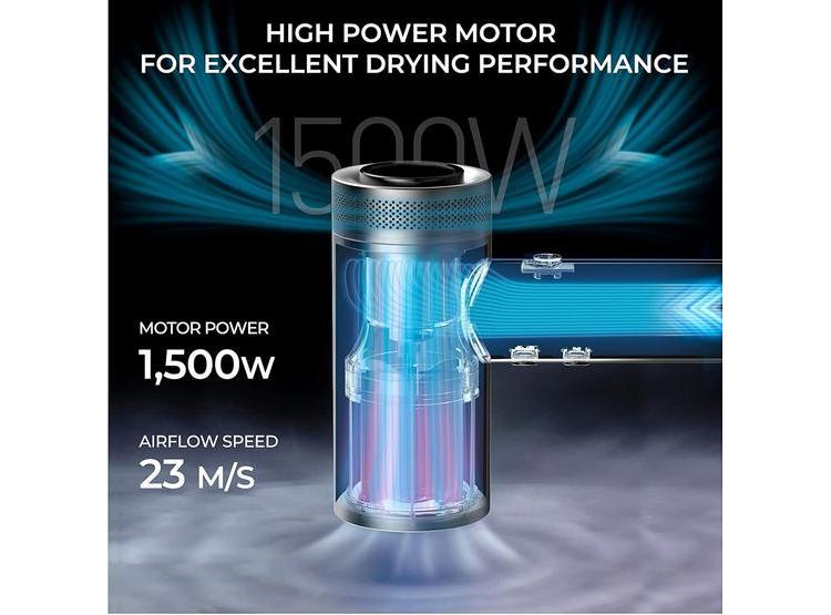 SECADOR DE PELO PROFESIONAL TYMO CON DIFUSOR Y TECNOLOGÍA IÓNICA, MOTOR DE ALTA VELOCIDAD Y MÚLTIPLES CONFIGURACIONES - 2