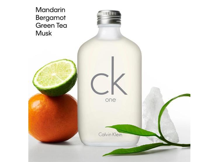 CALVIN KLEIN CK ONE UNISEX EAU DE TOILETTE WITH GREEN TEA, BERGAMOT, CARDAMOM, VIOLET Y AMBER - 2