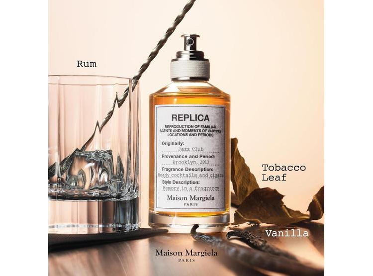 MAISON MARGIELA RÉPLICA JAZZ CLUB EAU DE TOILETTE FRAGANCIA ESPECIADA CON VAINILLA, RON Y TABACO - 2