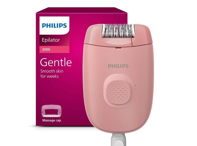 DEPILADORA PHILIPS SERIE 2000, CON CABLE PARA PIERNAS Y CUERPO, DEPILACIÓN EFICAZ PARA MUJERES - 1