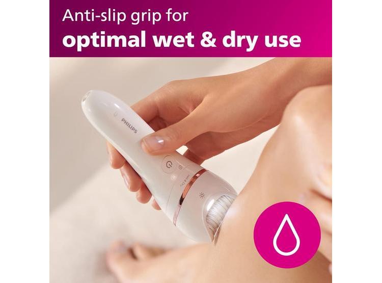DEPILADORA PHILIPS 8000 5 EN 1: AFEITADORA, RECORTADORA, PEDICURA Y EXFOLIACIÓN + 9 ACCESORIOS - 5