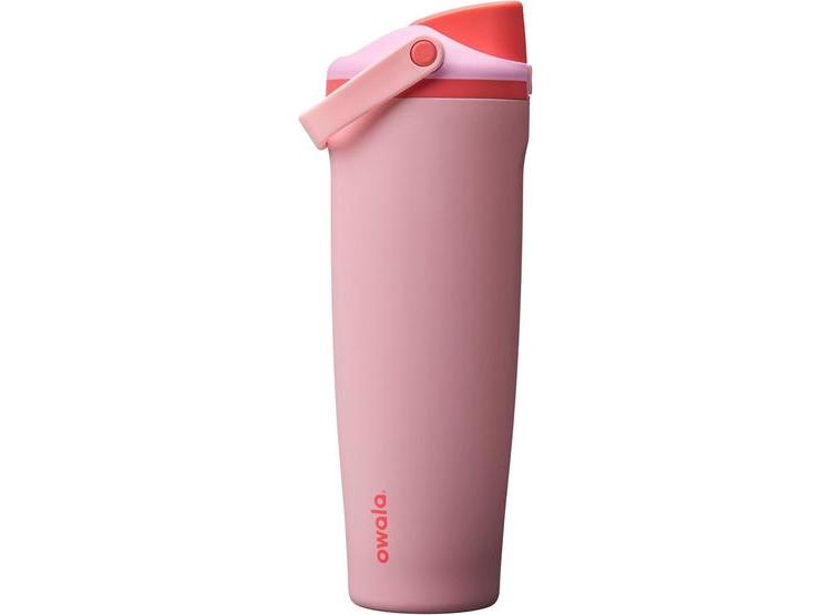 BOTELLA OWALA FREESIP SWAY DE ACERO INOXIDABLE CON PAJITA INCORPORADA Y ASA DE CUBO, LIBRE DE BPA - 1