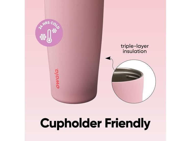 BOTELLA OWALA FREESIP SWAY DE ACERO INOXIDABLE CON PAJITA INCORPORADA Y ASA DE CUBO, LIBRE DE BPA - 3