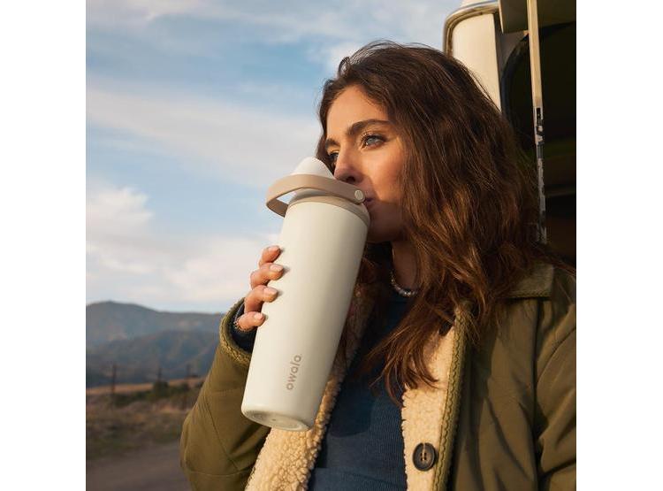 BOTELLA DE AGUA OWALA FREESIP SWAY CON BOQUILLA 2 EN 1 Y PAJITA, IDEAL PARA VIAJE Y DEPORTE, 1.18 LITROS - 6