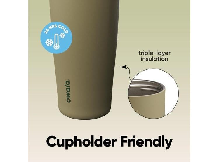 BOTELLA OWALA FREESIP DE ACERO INOXIDABLE CON BOQUILLA DOS EN UNO, PERFECTA PARA VIAJES, ESCUELA Y DEPORTES - 3