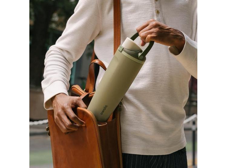 BOTELLA OWALA FREESIP DE ACERO INOXIDABLE CON BOQUILLA DOS EN UNO, PERFECTA PARA VIAJES, ESCUELA Y DEPORTES - 6