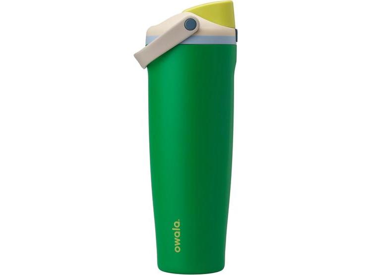 BOTELLA DE AGUA OWALA FREESIP CON BOQUILLA 2 EN 1, PAJITA Y ASA, PARA VIAJES, ESCUELA Y DEPORTES - 1