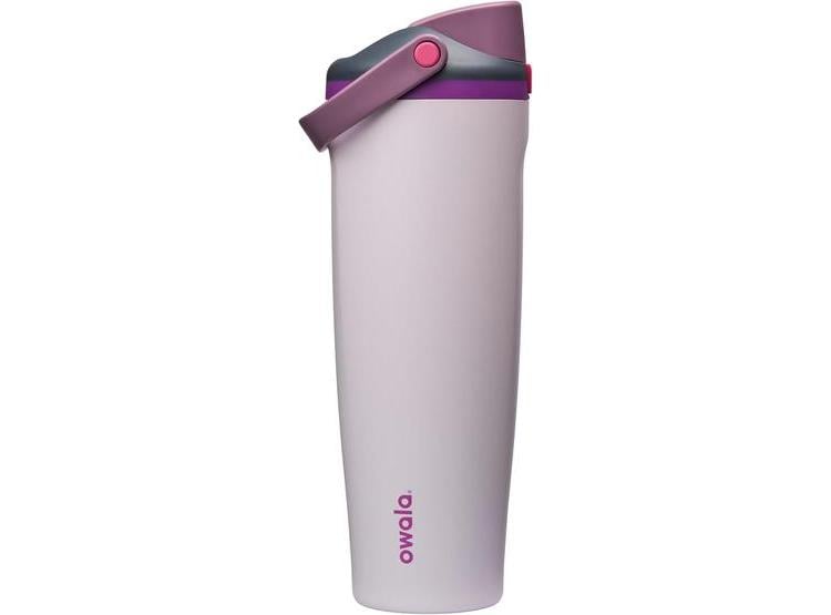 OWALA BOTTELLA TÉRMICA DE ACERO INOXIDABLE, BOQUILLA DUAL, DEPORTE, VIAJE, 40 OZ, SIN BPA, A PRUEBA DE FUGAS, COLOR LILA - 1
