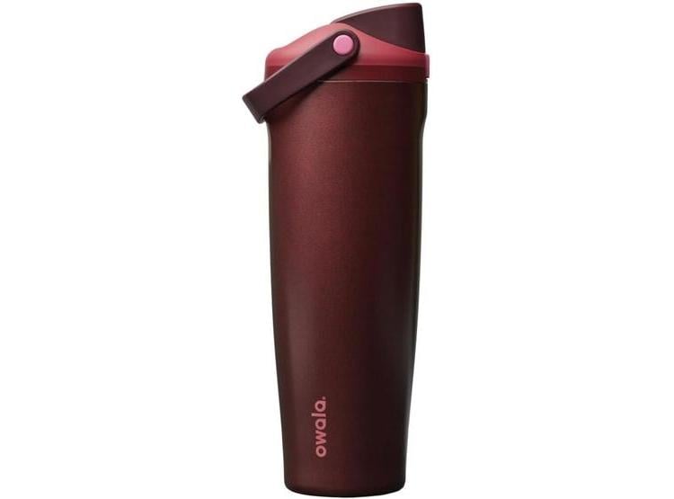 BOTELLA DE AGUA DE ACERO INOXIDABLE OWALA FREESIP, INCLUYE PICO DE DOS VÍAS, PAJITA Y ASA DE CUBO, IDEAL PARA VIAJES - 1