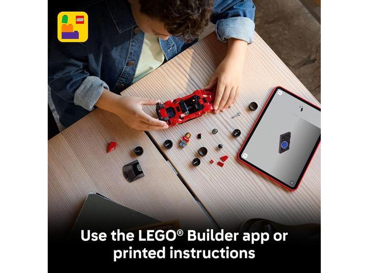 LEGO SPEED CHAMPIONS FERRARI SF90 JUGUETE DE CONSTRUCCIÓN PARA NIÑOS CON MINIFIGURA DE CONDUCTOR DESDE 9 AÑOS - 5