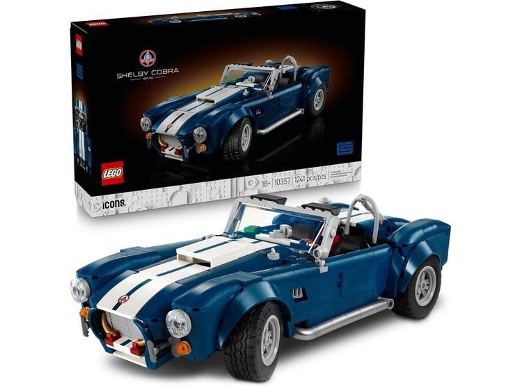 LEGO SHELBY COBRA 427 S/C PARA ADULTOS, DECORACIÓN IDEAL PARA FANS DE AUTOS DEPORTIVOS DESDE 18 AÑOS - 1