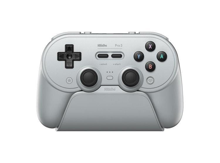 8BITDO PRO 3 CONTROLLER CON COMPATIBILIDAD MULTIPLATAFORMA Y BASE DE CARGA INTEGRADA - 1