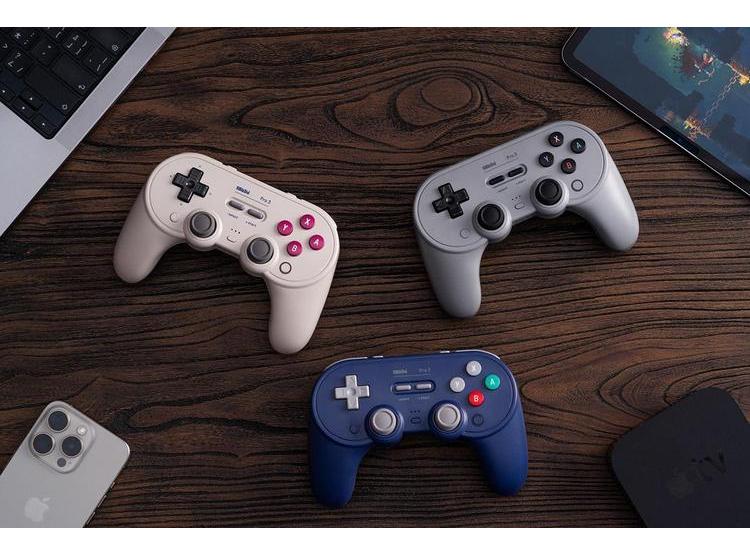 8BITDO PRO 3 CONTROLLER CON COMPATIBILIDAD MULTIPLATAFORMA Y BASE DE CARGA INTEGRADA - 10