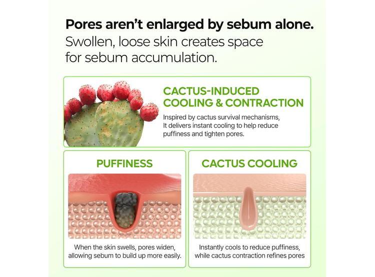 DR.MELAXIN CACTOX PORE RELIEF MULTI BALM STICK ENFRIAMIENTO, APRIETA POROS, REDUCE PIEL HINCHADA AL INSTANTE - 3