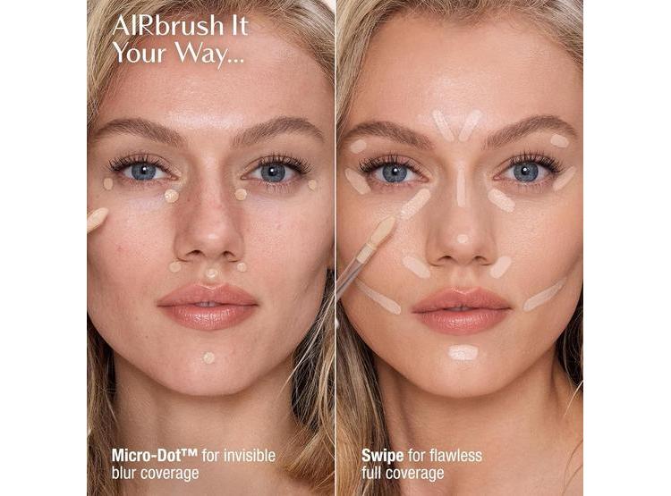 CORRECTOR CHARLOTTE TILBURY: COBERTURA COMPLETA E HIDRATANTE, BORROSO, MATIFICANTE, PARA OJERAS, MANCHAS, ENROJECIMIENTO - 2