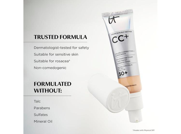 IT COSMETICS CC+ CREAM CON FPS 50+ 55G CORRECTOR DE COLOR Y SUERO HIDRATANTE - 2
