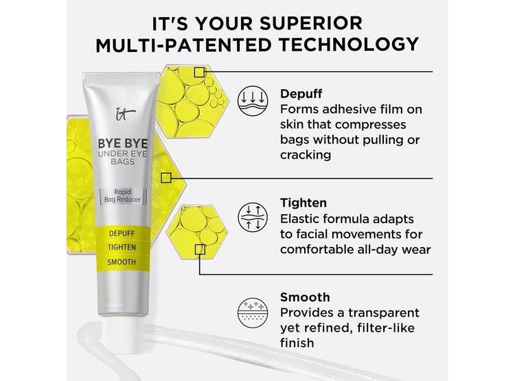 IT COSMETICS BYE BYE TRATAMIENTO PARA BOLSAS Y CORRECTOR DE OJOS, EFECTO RÁPIDO - 5