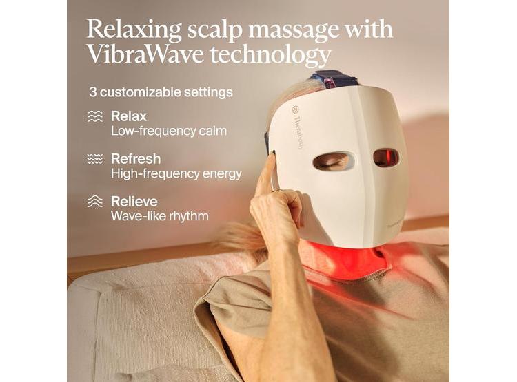 THERABODY THERAFACE MASK GLO MÁSCARA FACIAL LED INALÁMBRICA CON LUZ ROJA AZUL E INFRARROJA - 7
