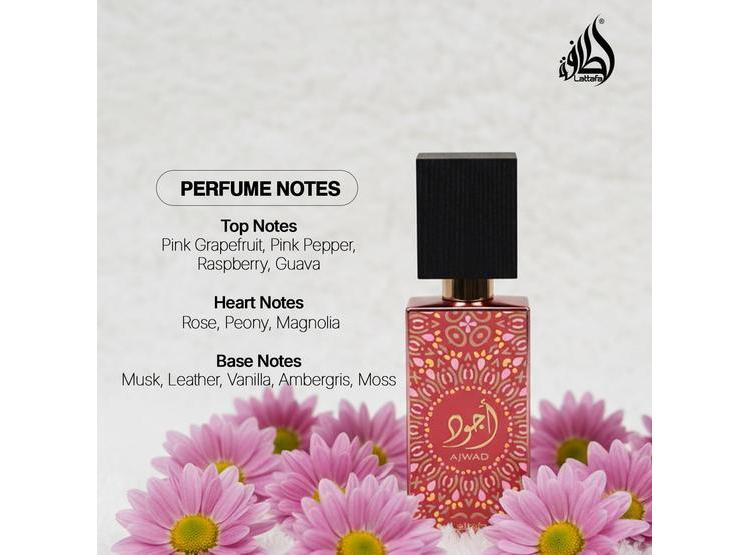 LATTAFA AJWAD PINK TO PINK - EAU DE PARFUM EN ESPRAY PARA MUJER, FRAGANCIA DURADERA Y SOFISTICADA - 3