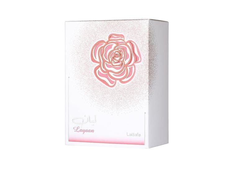 LATTAFA LAYAAN: FEMINIDAD MODERNA EN UN PERFUME FRUTAL Y FLORAL CON NOTAS DE PERA, MANDARINA, JAZMÍN Y CEDRO - 2