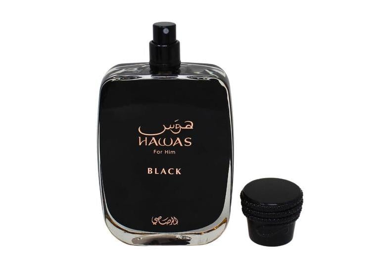 RASASI HAWAS BLACK, FRAGANCIA FEMENINA EXÓTICA CON PIÑA, MADERA DE CEDRO Y JAZMÍN - 3