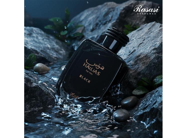RASASI HAWAS BLACK, FRAGANCIA FEMENINA EXÓTICA CON PIÑA, MADERA DE CEDRO Y JAZMÍN - 6