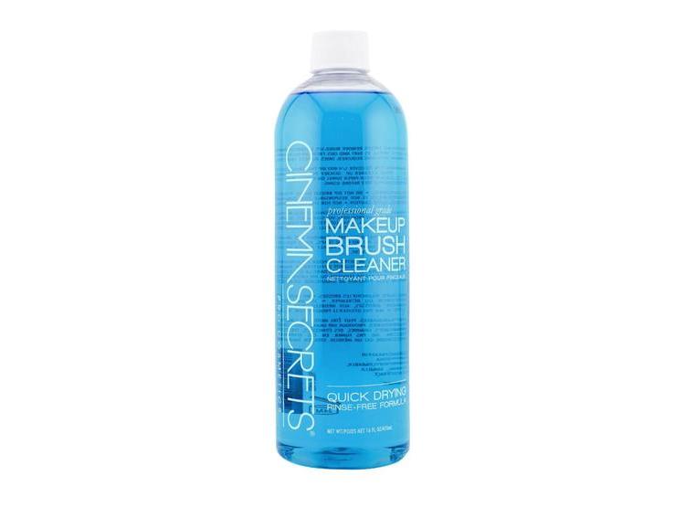 LIMPIADOR PROFESIONAL PARA BROCHAS DE MAQUILLAJE CINEMA SECRETS CON AROMA A VAINILLA AZUL, SECADO RÁPIDO - 1