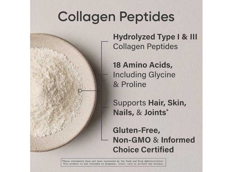 PÉPTIDOS DE COLÁGENO SIN SABOR, MEZCLABLES, SIN GLUTEN NI OMGS, PARA PIEL Y ARTICULACIONES SALUDABLES - 3