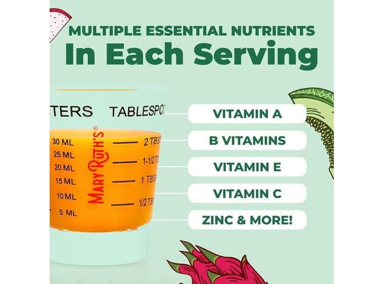 MARYRUTH'S MULTIVITAMÍNICO LÍQUIDO CON BIOTINA Y LUSTRIVA PARA CABELLO MÁS GRUESO Y SALUD DE PIEL Y UÑAS - 4
