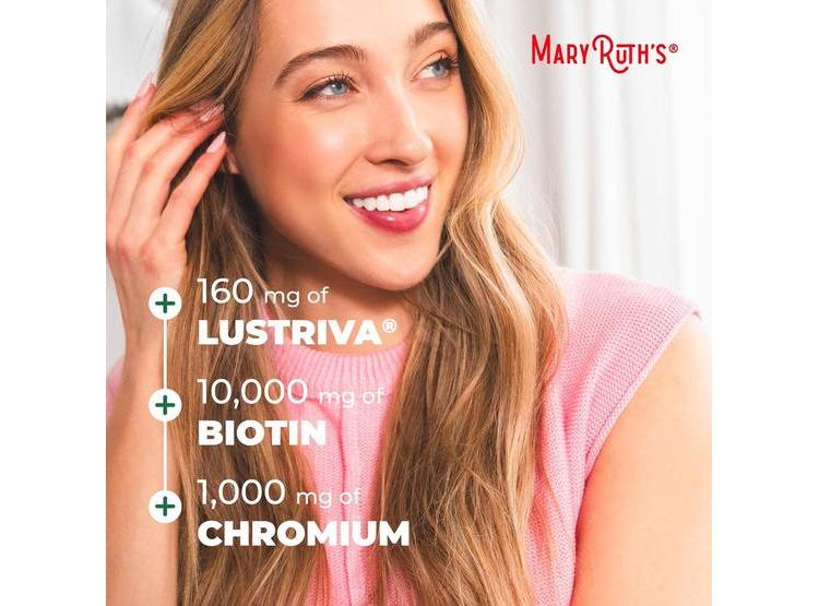 MARYRUTH'S MULTIVITAMÍNICO LÍQUIDO CON BIOTINA Y LUSTRIVA PARA CABELLO MÁS GRUESO Y SALUD DE PIEL Y UÑAS - 6