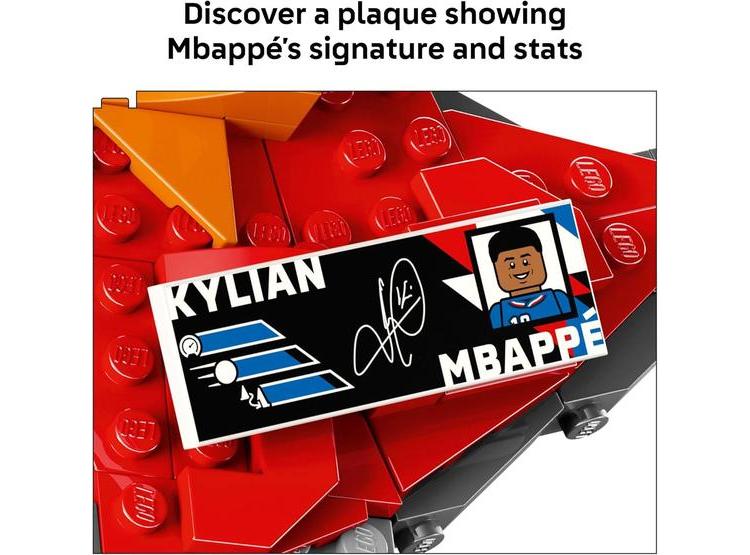 LEGO EDITIONS KYLIAN MBAPPÉ - JUEGO CONSTRUCCIÓN, IDEAL PARA NIÑOS, REGALO COLECCIONABLE Y DECORACIÓN TEMÁTICA FÚTBOL - 3