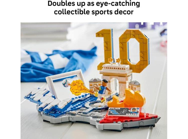 LEGO EDITIONS KYLIAN MBAPPÉ - JUEGO CONSTRUCCIÓN, IDEAL PARA NIÑOS, REGALO COLECCIONABLE Y DECORACIÓN TEMÁTICA FÚTBOL - 5