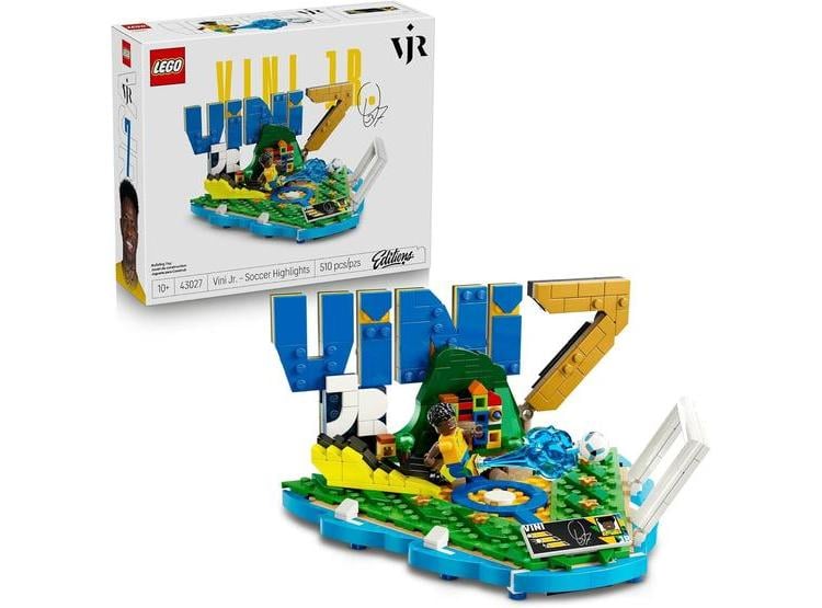 LEGO EDITIONS VINI JR. - JUEGO DE CONSTRUCCIÓN, REGALO COLECCIONABLE DE FÚTBOL, DECORACIÓN PARA HABITACIONES - 1