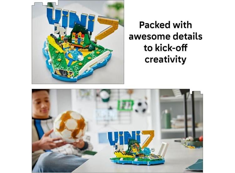 LEGO EDITIONS VINI JR. - JUEGO DE CONSTRUCCIÓN, REGALO COLECCIONABLE DE FÚTBOL, DECORACIÓN PARA HABITACIONES - 2