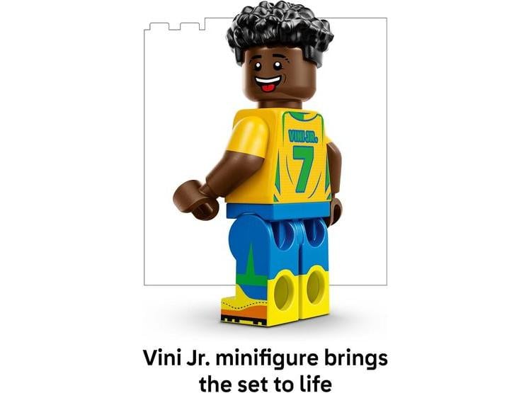 LEGO EDITIONS VINI JR. - JUEGO DE CONSTRUCCIÓN, REGALO COLECCIONABLE DE FÚTBOL, DECORACIÓN PARA HABITACIONES - 4