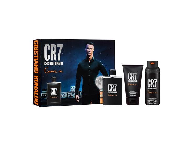 GAME ON DE CRISTIANO RONALDO PARA HOMBRES – JUEGO DE REGALO CON ESPRAY DE EAU DE TOILETTE, GEL DE DUCHA, ESPRAY CORPORAL - 1